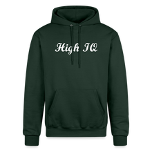 Load image into Gallery viewer, High IQ Champion Unisex Powerblend Hoodie - Dark Green
