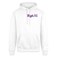 Load image into Gallery viewer, HighIQ Champion Unisex Powerblend Hoodie - white