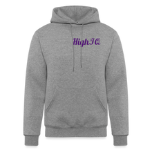 Load image into Gallery viewer, HighIQ Champion Unisex Powerblend Hoodie - heather gray