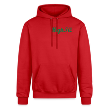 Load image into Gallery viewer, HighIQ Champion Unisex Powerblend Hoodie - Scarlet