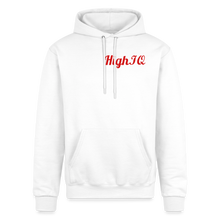 Load image into Gallery viewer, HighIQ Champion Unisex Powerblend Hoodie - white