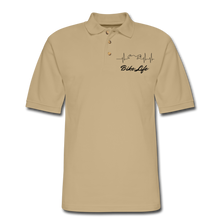 Load image into Gallery viewer, Men's Pique Bike Life Polo Shirt - beige