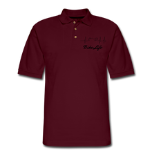 Load image into Gallery viewer, Men's Pique Bike Life Polo Shirt - burgundy