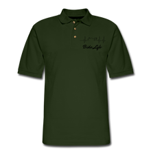 Load image into Gallery viewer, Men's Pique Bike Life Polo Shirt - forest green