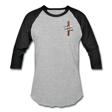 Load image into Gallery viewer, Honor Roll Baseball T-Shirt - heather gray/black