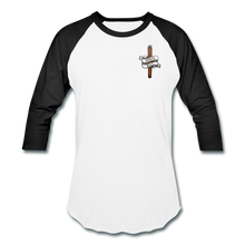 Load image into Gallery viewer, Honor Roll Baseball T-Shirt - white/black
