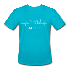 Load image into Gallery viewer, Men’s Moisture Wicking Bike Life T-Shirt - turquoise
