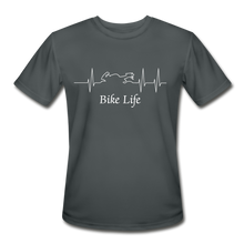 Load image into Gallery viewer, Men’s Moisture Wicking Bike Life T-Shirt - charcoal