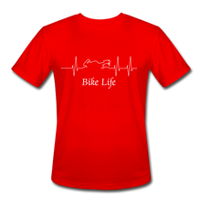 Load image into Gallery viewer, Men’s Moisture Wicking Bike Life T-Shirt - red