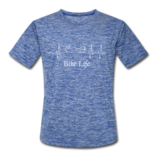 Load image into Gallery viewer, Men’s Moisture Wicking Bike Life T-Shirt - heather blue