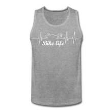 Load image into Gallery viewer, Men’s Premium Bike Life Tank - heather gray