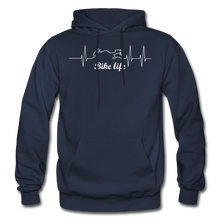 Load image into Gallery viewer, Gildan Heavy Blend Adult Bike Life Hoodie - navy