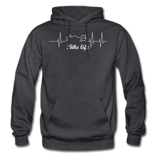Load image into Gallery viewer, Gildan Heavy Blend Adult Bike Life Hoodie - charcoal gray
