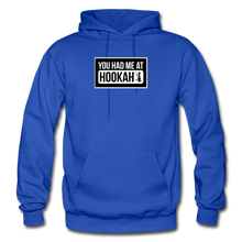 Load image into Gallery viewer, Gildan Heavy Blend Adult Hookah Hoodie - royal blue