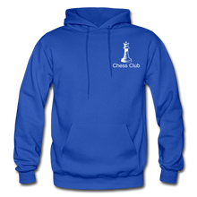 Load image into Gallery viewer, Gildan Heavy Blend Adult Chess Club Hoodie (Queen) - royal blue
