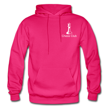 Load image into Gallery viewer, Gildan Heavy Blend Adult Chess Club Hoodie (Queen) - fuchsia