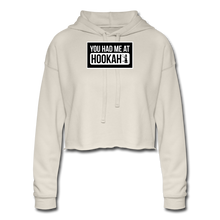 Load image into Gallery viewer, Women's Hookah Cropped Hoodie - dust