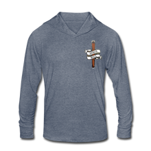 Load image into Gallery viewer, Honor Roll Unisex Tri-Blend Hoodie Shirt - heather blue