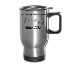 Load image into Gallery viewer, Bike Life Travel Mug - silver