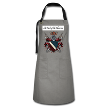 Load image into Gallery viewer, The Back of The classroom Artisan Apron - gray/black