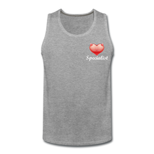 Load image into Gallery viewer, Men’s Premium Specialist Tank - heather gray