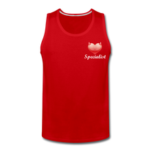 Load image into Gallery viewer, Men’s Premium Specialist Tank - red