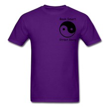 Load image into Gallery viewer, Book Smart Street Savvy Unisex Classic T-Shirt - purple
