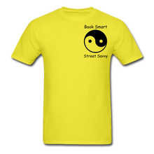 Load image into Gallery viewer, Book Smart Street Savvy Unisex Classic T-Shirt - yellow