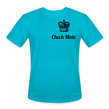 Load image into Gallery viewer, Check Mate T Shirt - turquoise