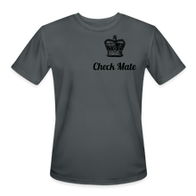 Load image into Gallery viewer, Check Mate T Shirt - charcoal