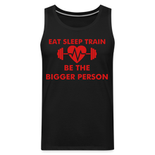Load image into Gallery viewer, Eat Sleep Train Premium Tank - black