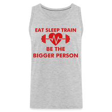 Load image into Gallery viewer, Eat Sleep Train Premium Tank - heather gray
