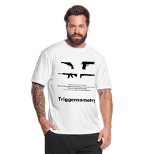 Load image into Gallery viewer, Triggernometry Performance T-Shirt - white