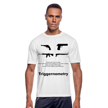 Load image into Gallery viewer, Triggernometry Performance T-Shirt - white