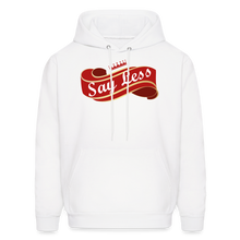 Load image into Gallery viewer, Say Less Men's Hoodie - white