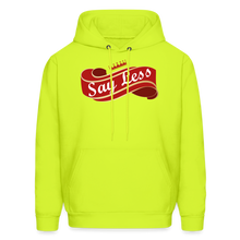 Load image into Gallery viewer, Say Less Men's Hoodie - safety green