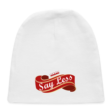 Load image into Gallery viewer, Say Less Baby Cap - white