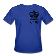 Load image into Gallery viewer, Cash is king Moisture Wicking Performance T-Shirt - royal blue