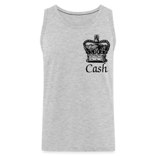 Load image into Gallery viewer, Men’s Premium Cash is King Tank - heather gray