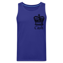 Load image into Gallery viewer, Men’s Premium Cash is King Tank - royal blue