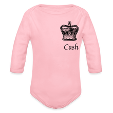 Load image into Gallery viewer, Cash is King Baby body suit - light pink