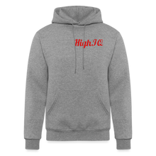 Load image into Gallery viewer, HighIQ Champion Unisex Powerblend Hoodie - heather gray
