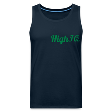 Load image into Gallery viewer, HighIQ Men’s Premium Tank - deep navy
