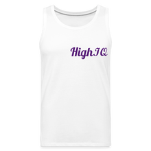 Load image into Gallery viewer, HighIQ Men’s Premium Tank - white

