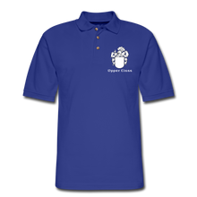 Load image into Gallery viewer, Men&#39;s Pique Upper Classman Polo Shirt - royal blue
