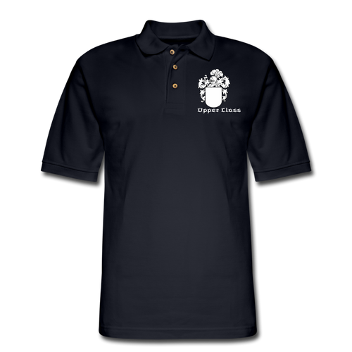 Men's Pique Upper Class Polo Shirt - midnight navy
