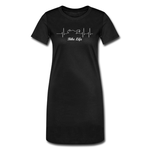 Women's Bike Life T-Shirt Dress - black