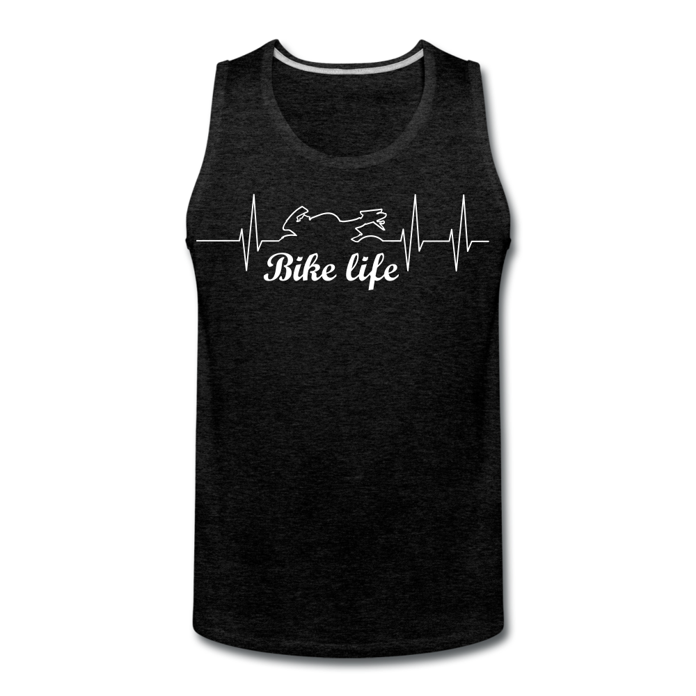 Men’s Premium Bike Life Tank - charcoal gray