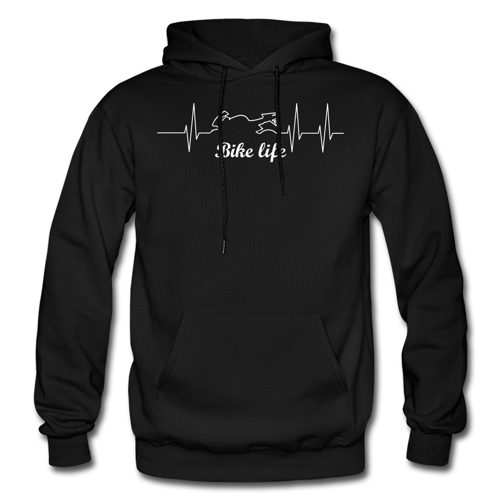 Gildan Heavy Blend Adult Bike Life Hoodie - black