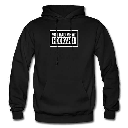 Gildan Heavy Blend Adult Hookah Hoodie - black